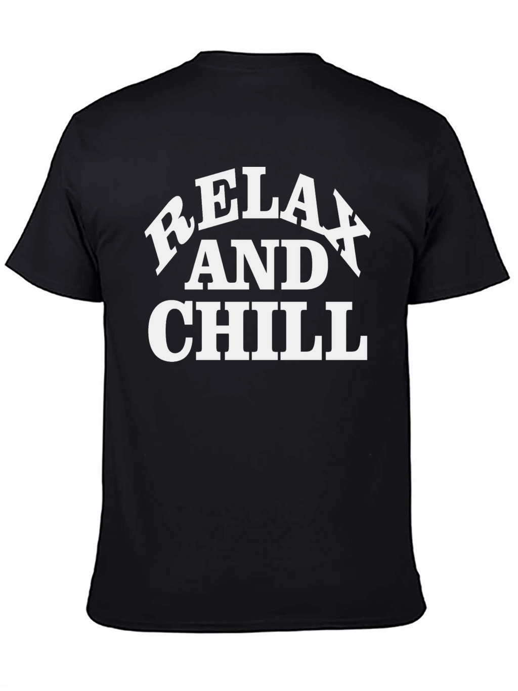 Relax and Chill Black T-Shirt