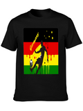 Germany Soccer Fan T-Shirt - Black Cotton Tee