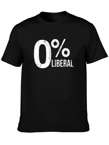 0% Liberal Graphic T-Shirt