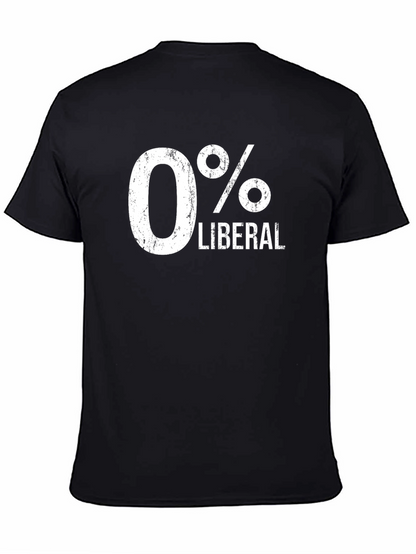 0% Liberal Graphic T-Shirt