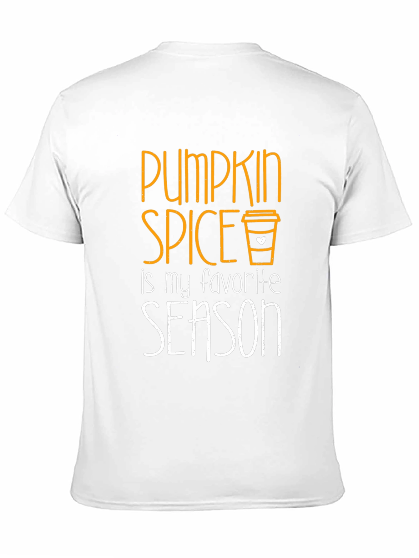 Pumpkin Spice Favorite Season Black T-Shirt