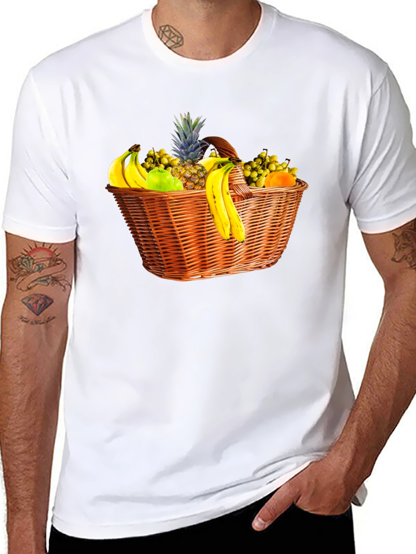 Fruit Basket Graphic T-Shirt