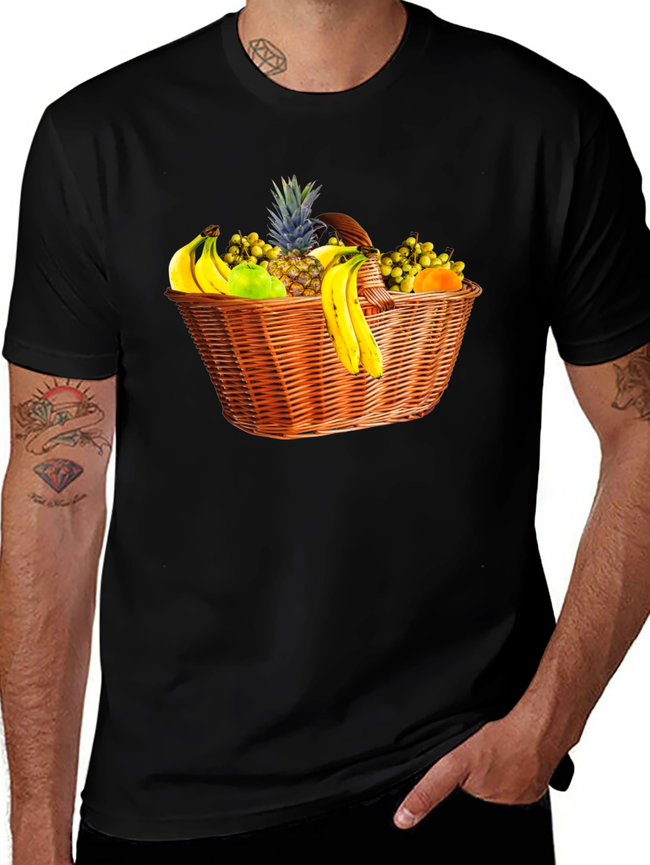 Fruit Basket Graphic T-Shirt