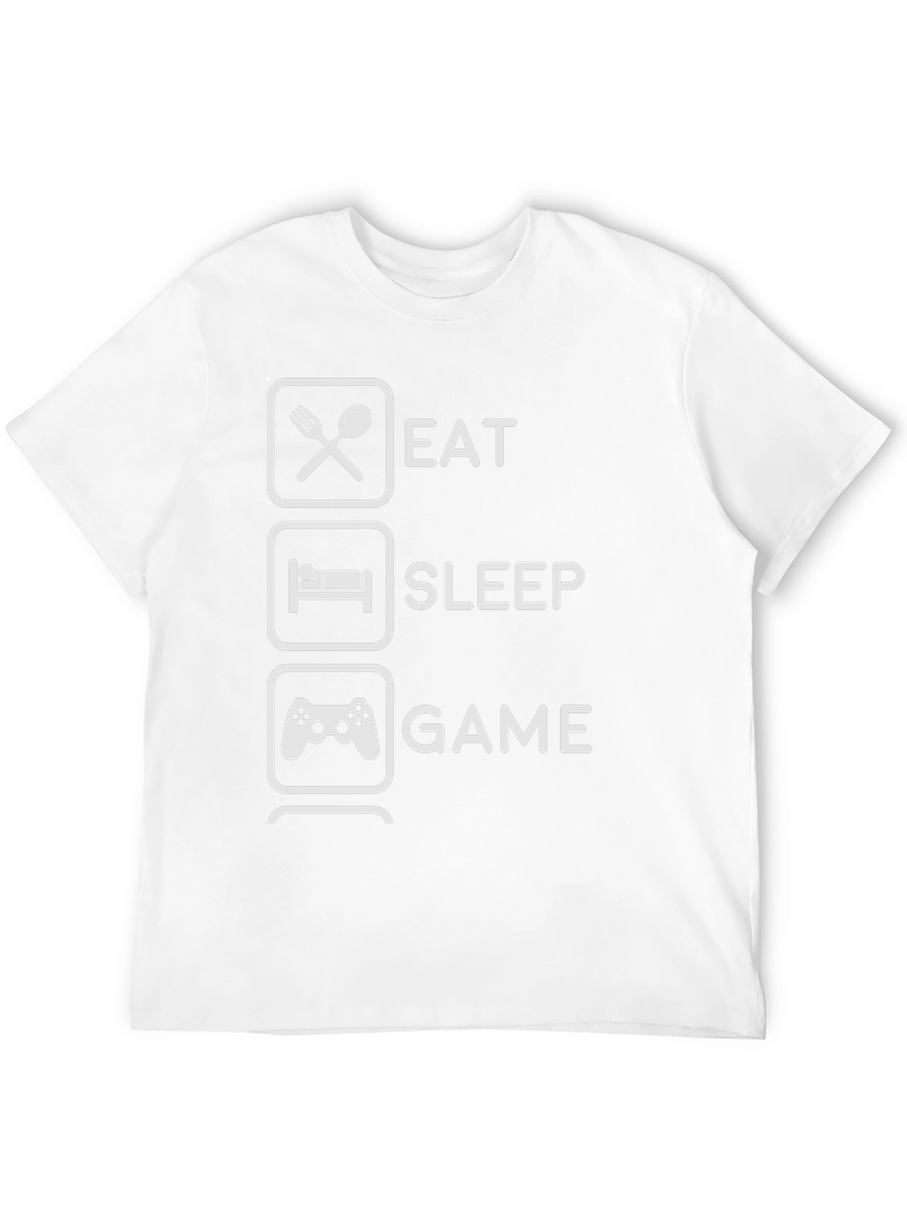 Eat Sleep Game Graphic Tee - Gamer T-Shirt