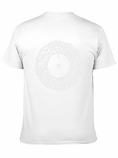 Abstract Arabic Calligraphy Black T-Shirt