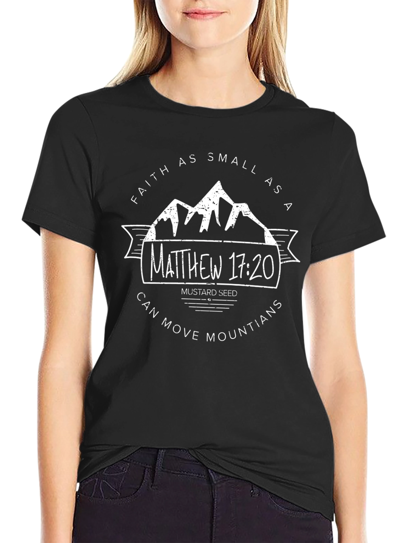 Faith Can Move Mountains Graphic T-Shirt