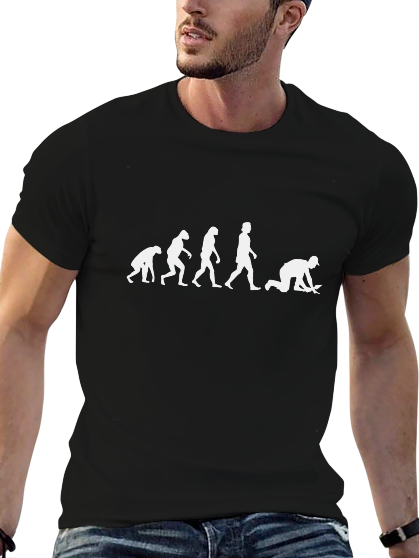 Evolution of Prospecting T-Shirt - Funny Metal Detecting Tee