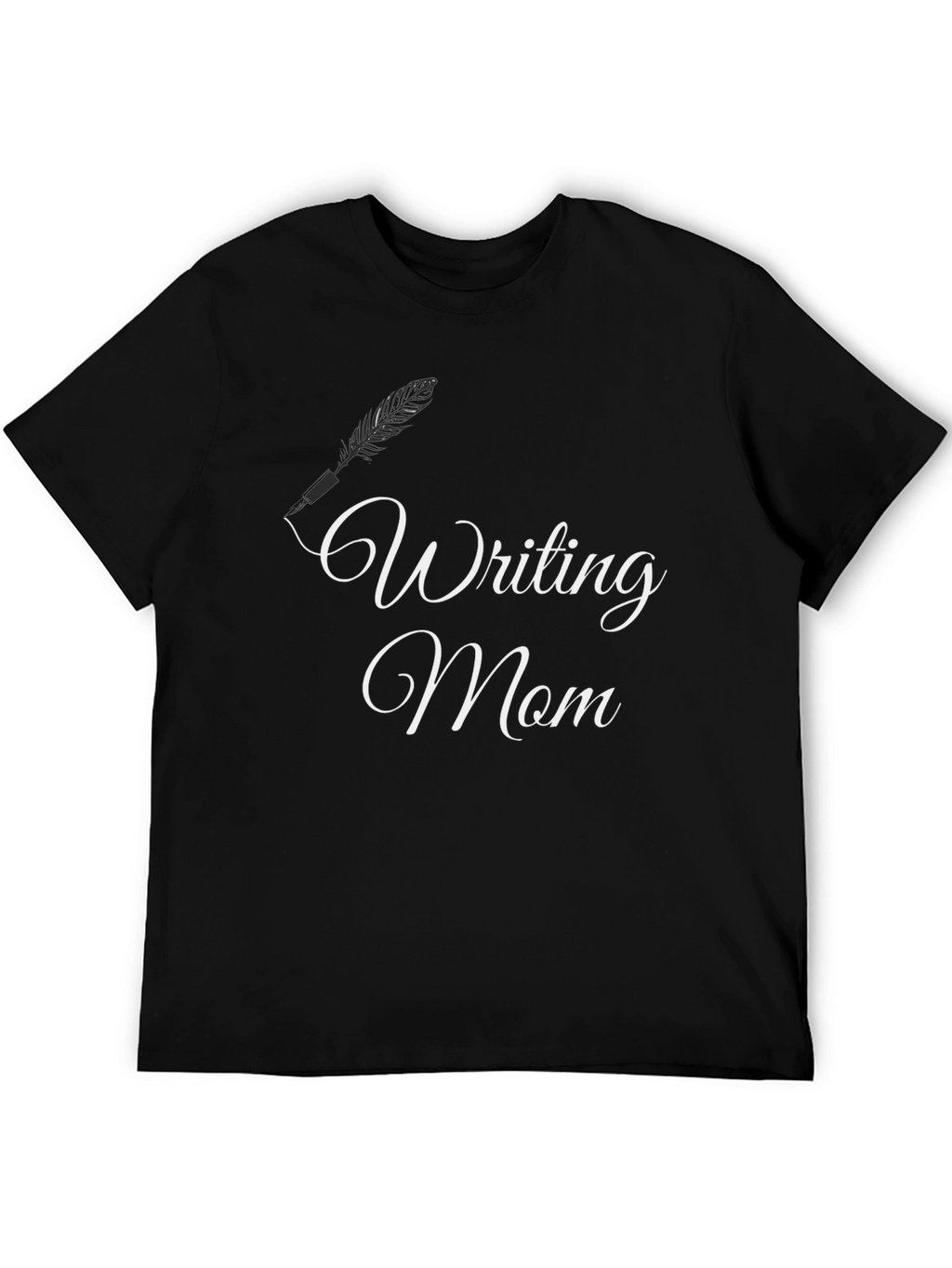 Writing Mom Black T-Shirt