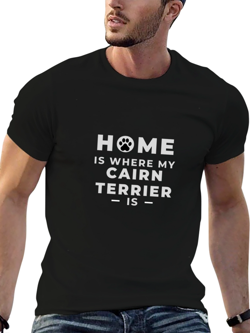Cairn Terrier Home T-Shirt - Dog Lover Tee