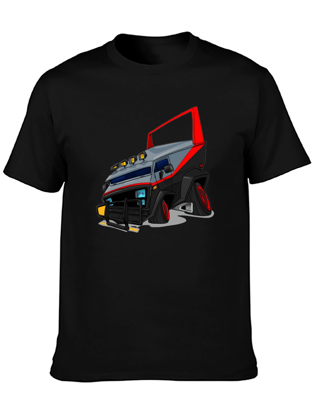 A-Team Van Graphic Black T-Shirt