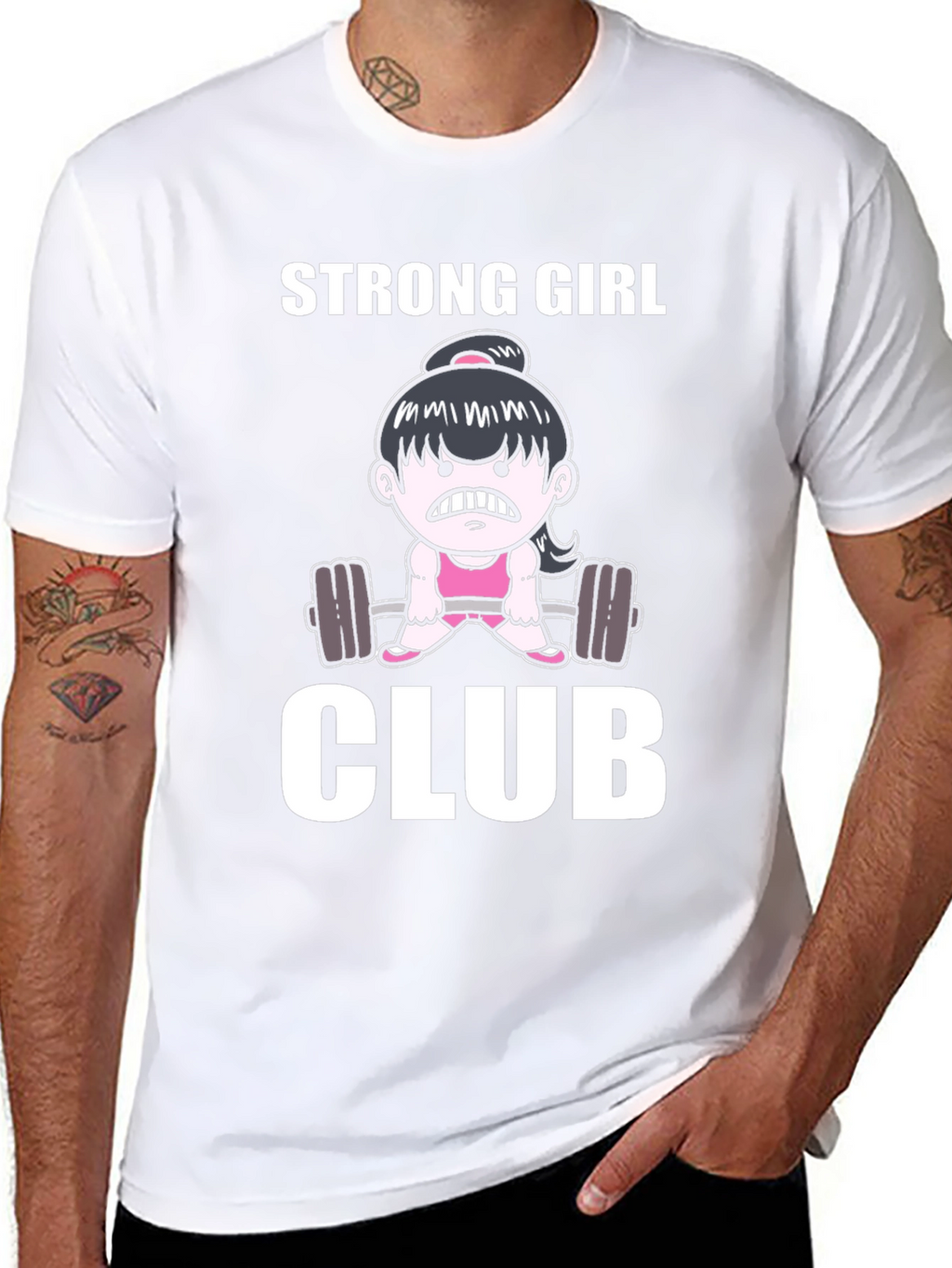 Strong Girl Club Black T-Shirt