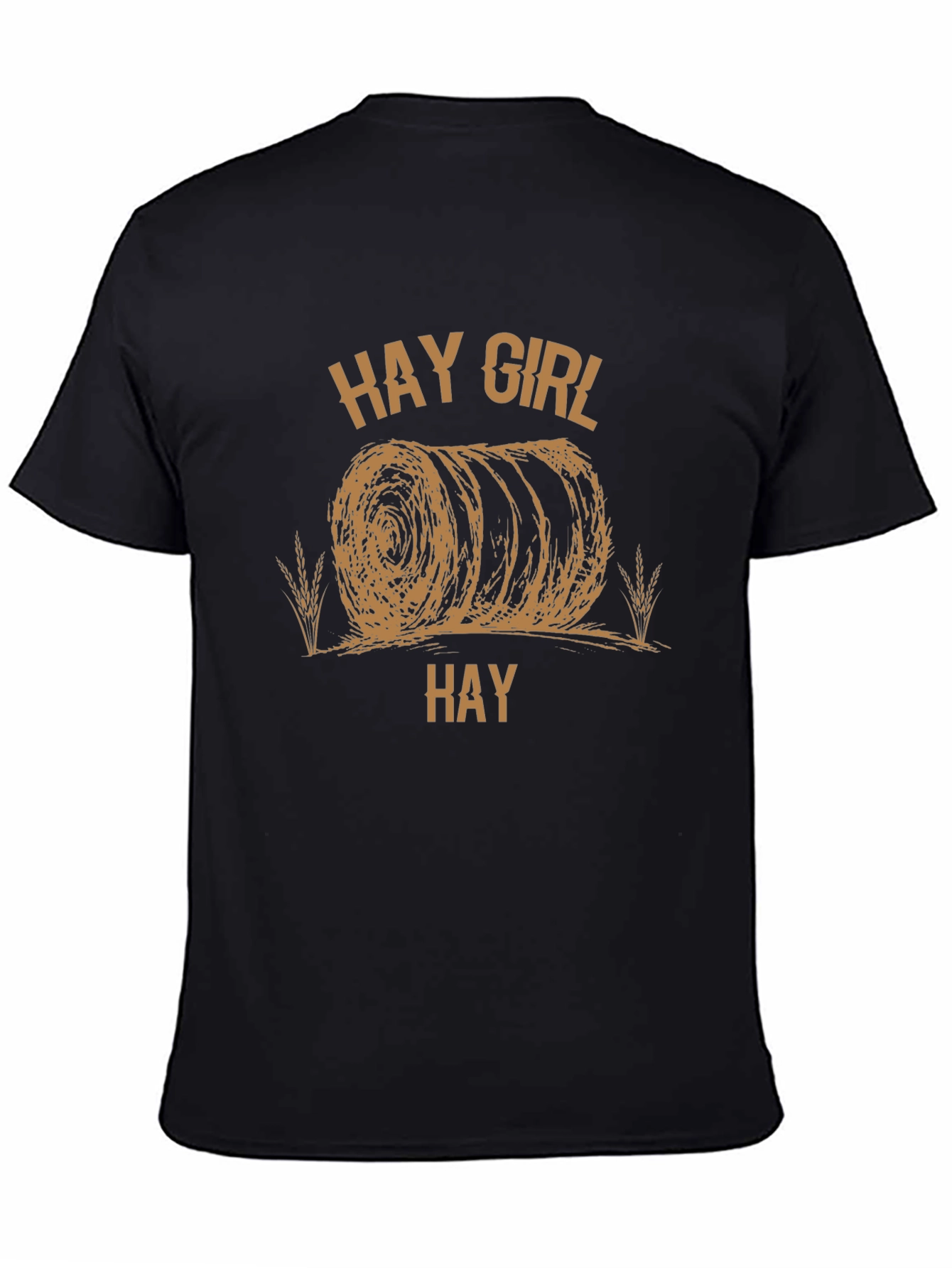 Hay Girl Hay Black T-Shirt - Farm Life Tee