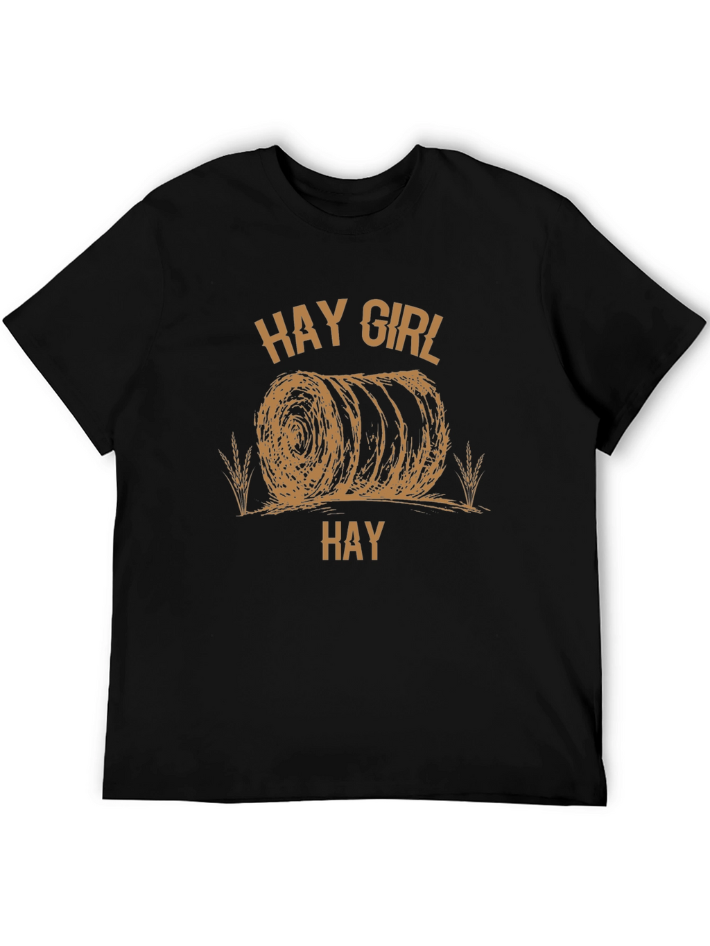 Hay Girl Hay Black T-Shirt - Farm Life Tee