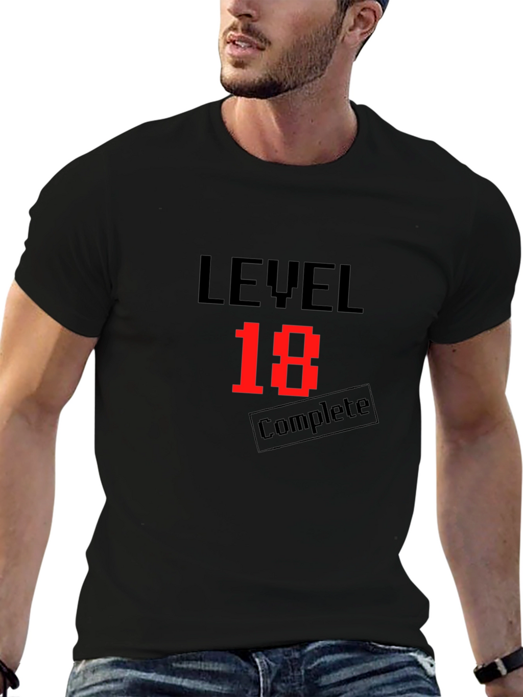 Level 18 Complete Black T-Shirt