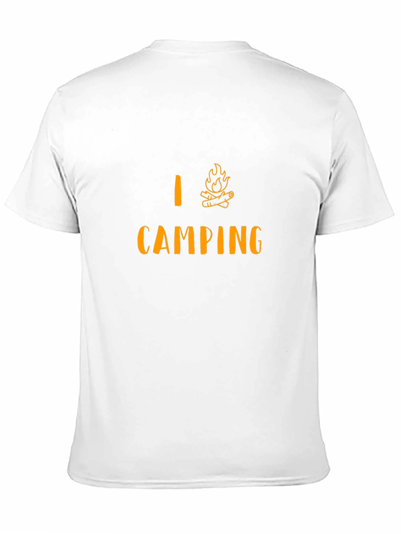 I Love Camping T-Shirt - Campfire Design