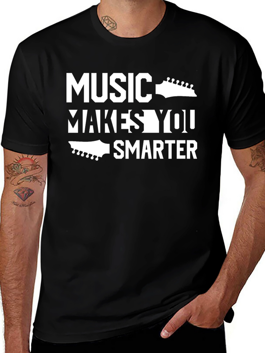 Music Makes You Smarter Graphic T-Shirt