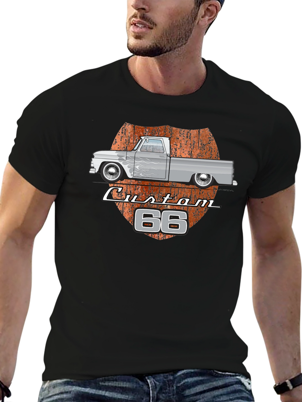 Custom 66 Truck Graphic Tee