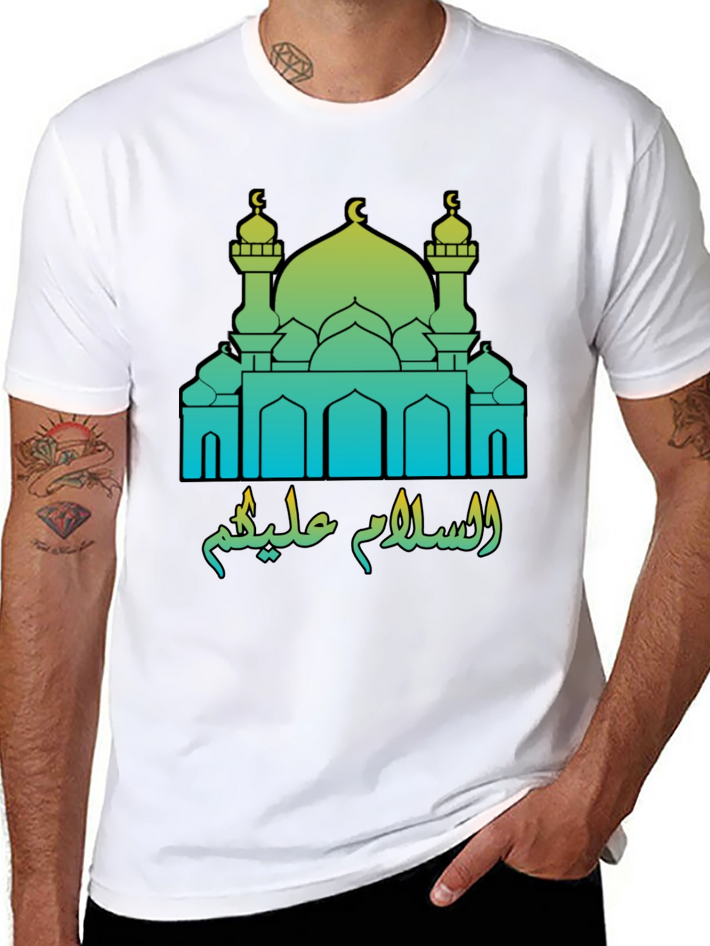Islamic Mosque T-Shirt - Peace Be Upon You