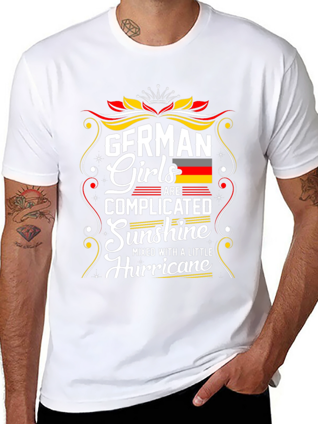German Girls Sunshine Hurricane Graphic Tee