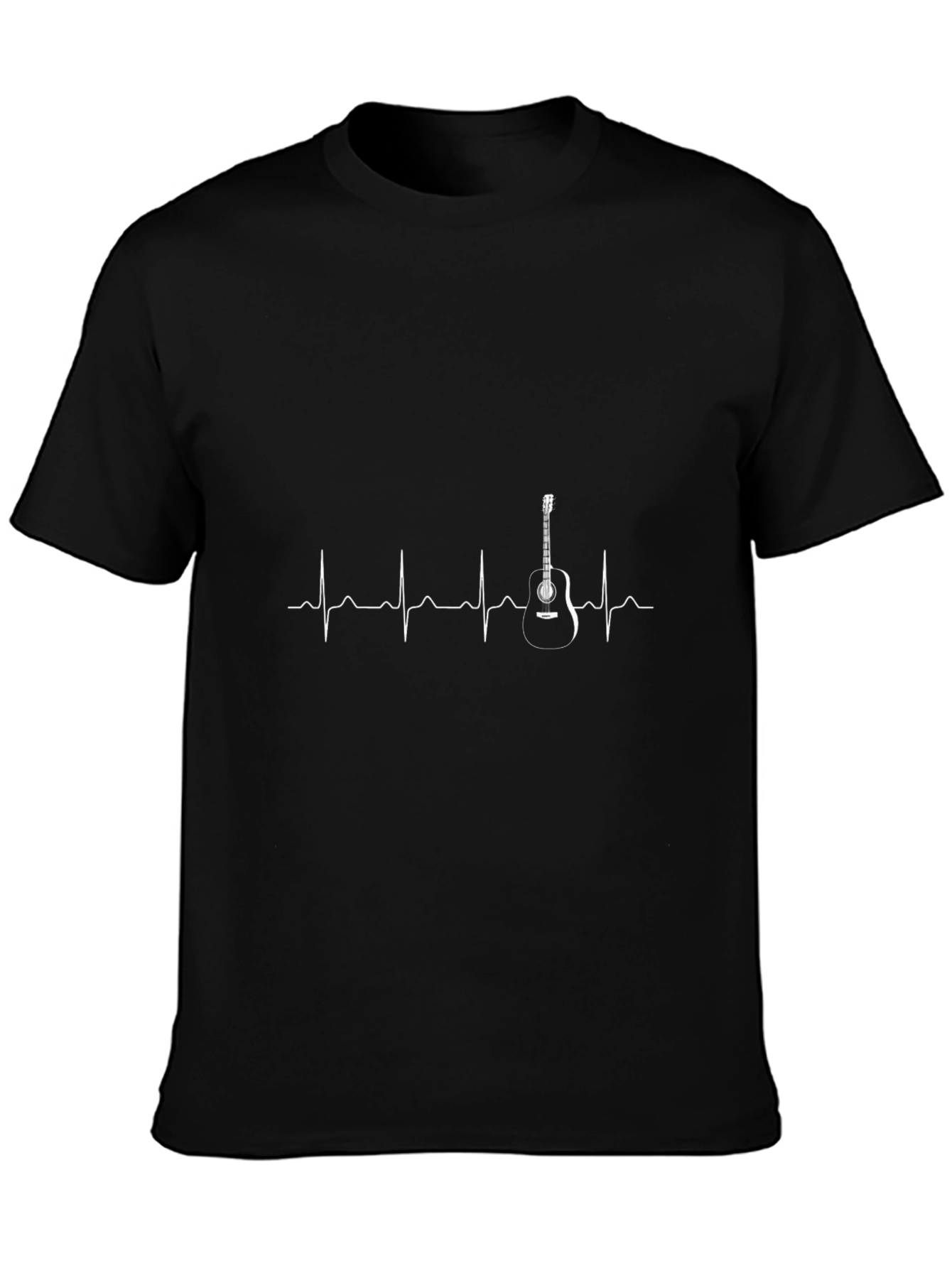 Guitar Heartbeat T-Shirt - Musicians Pulse