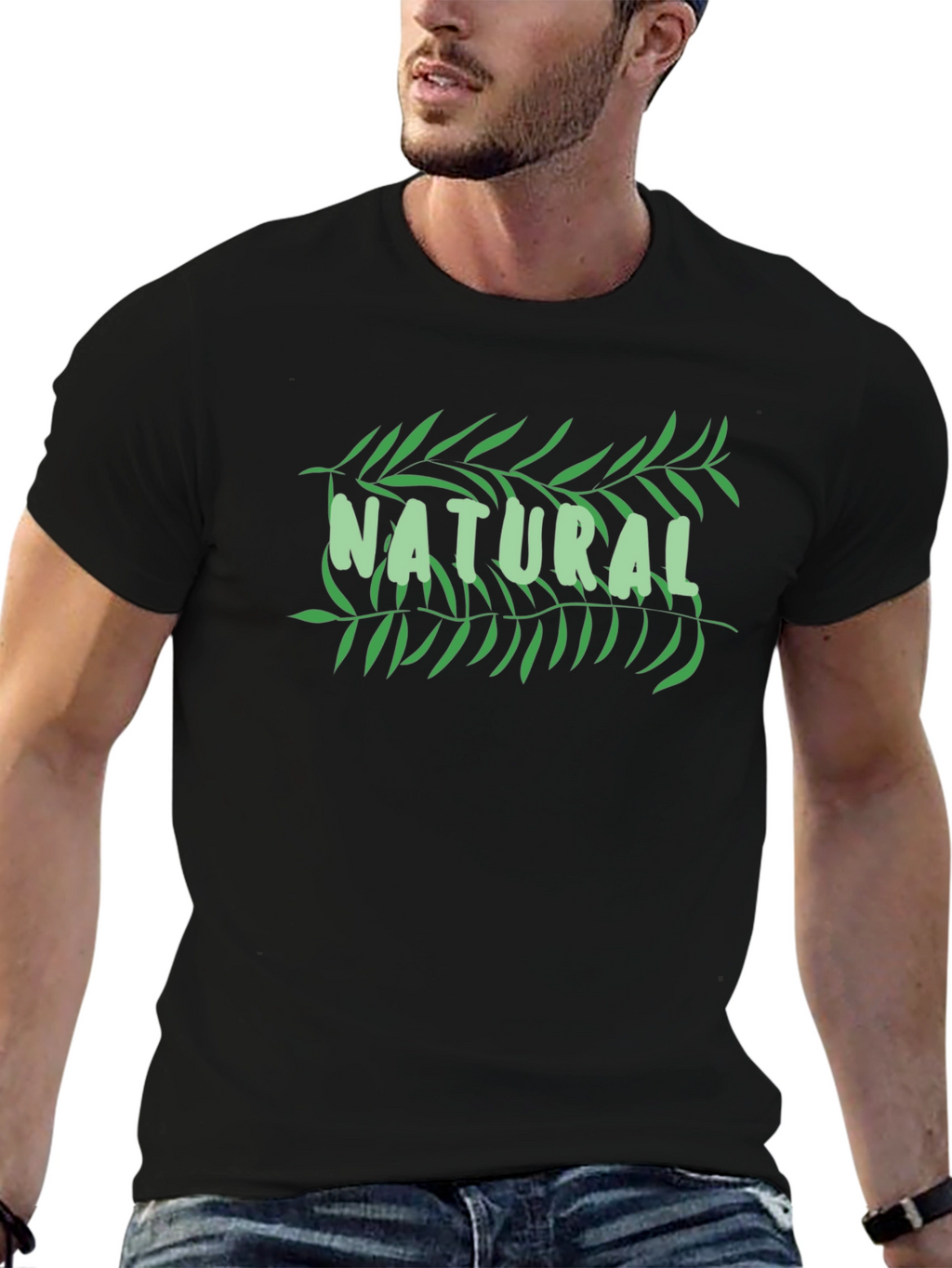 Natural Graphic T-Shirt - Soft Cotton Blend
