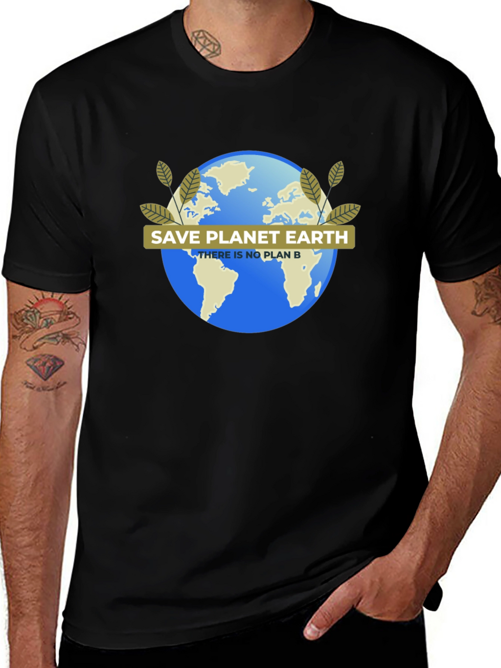 Save Planet Earth T-Shirt - Eco-Friendly Design