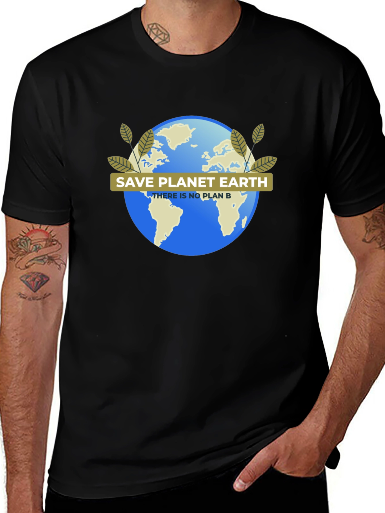 Save Planet Earth T-Shirt - Eco-Friendly Design