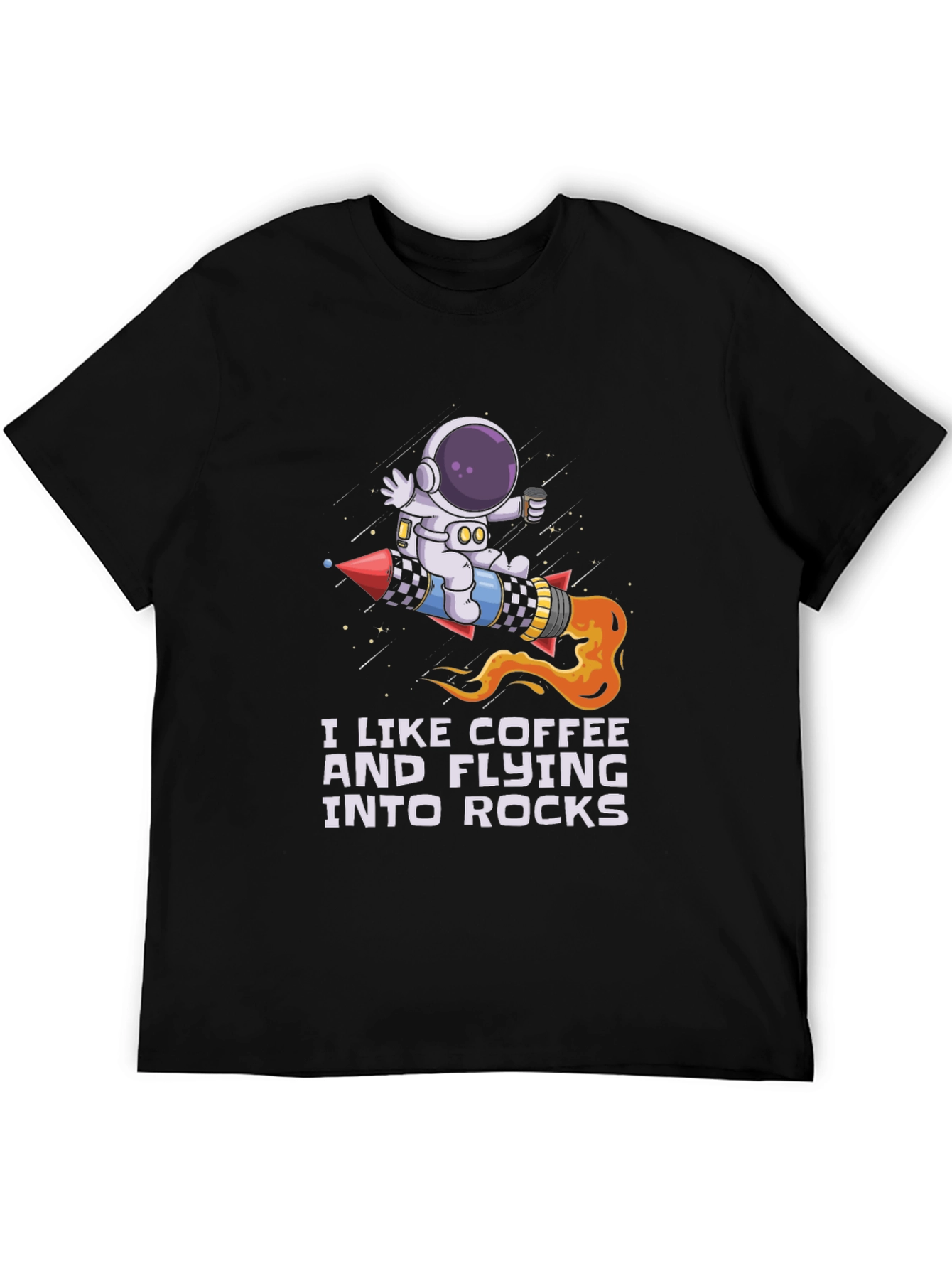 Coffee & Rocks Astronaut Graphic Tee