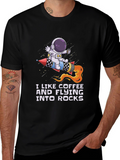 Coffee & Rocks Astronaut Graphic Tee