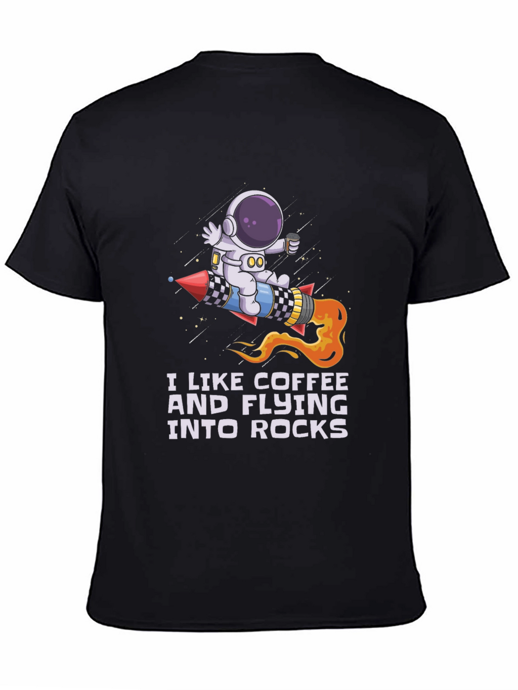 Coffee & Rocks Astronaut Graphic Tee