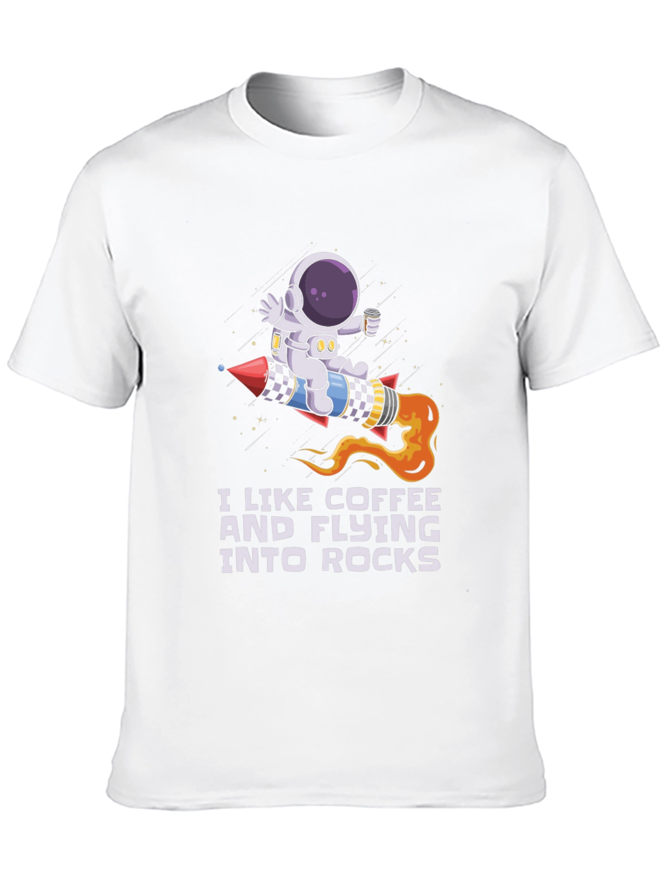 Coffee & Rocks Astronaut Graphic Tee