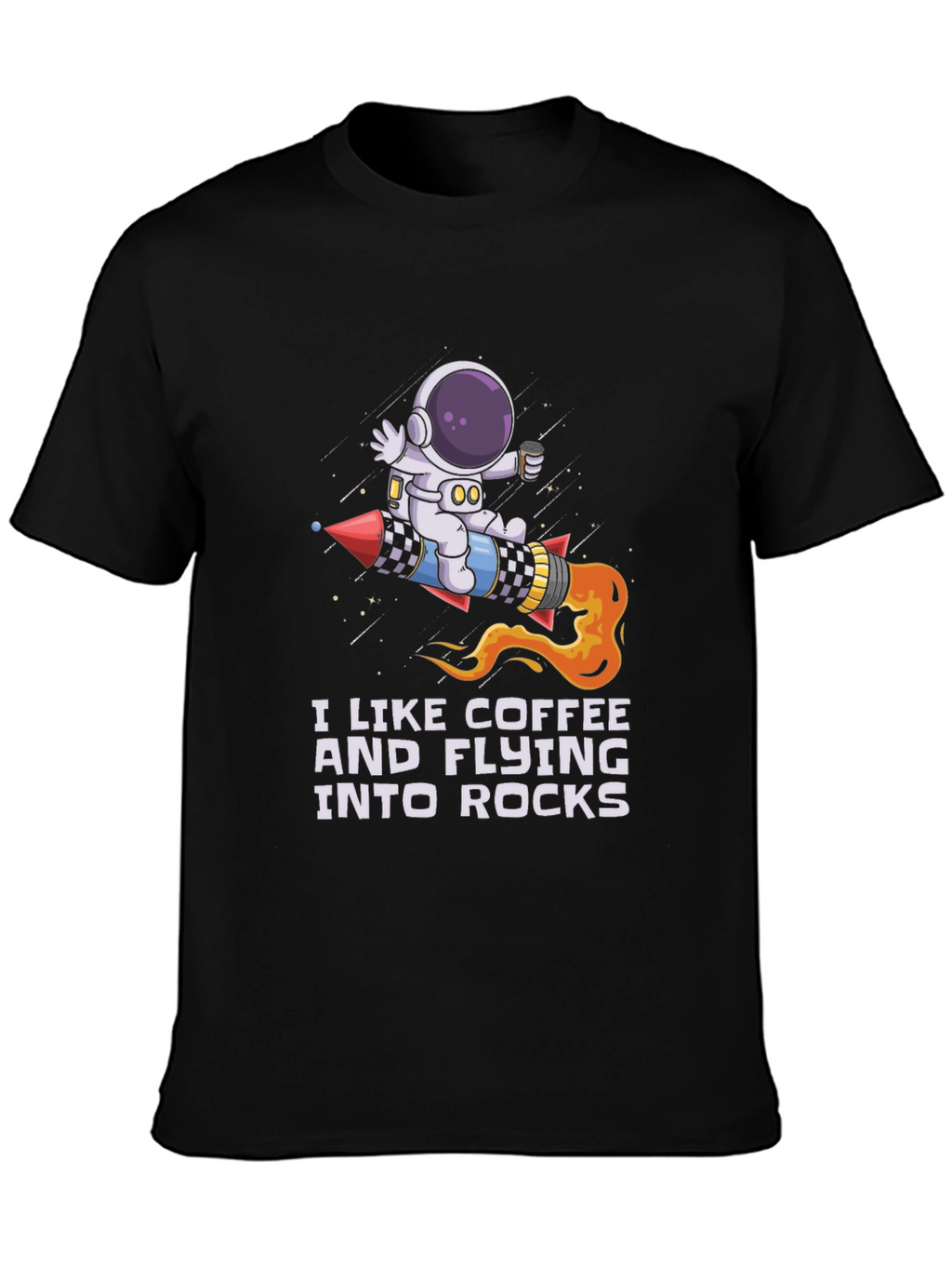 Coffee & Rocks Astronaut Graphic Tee