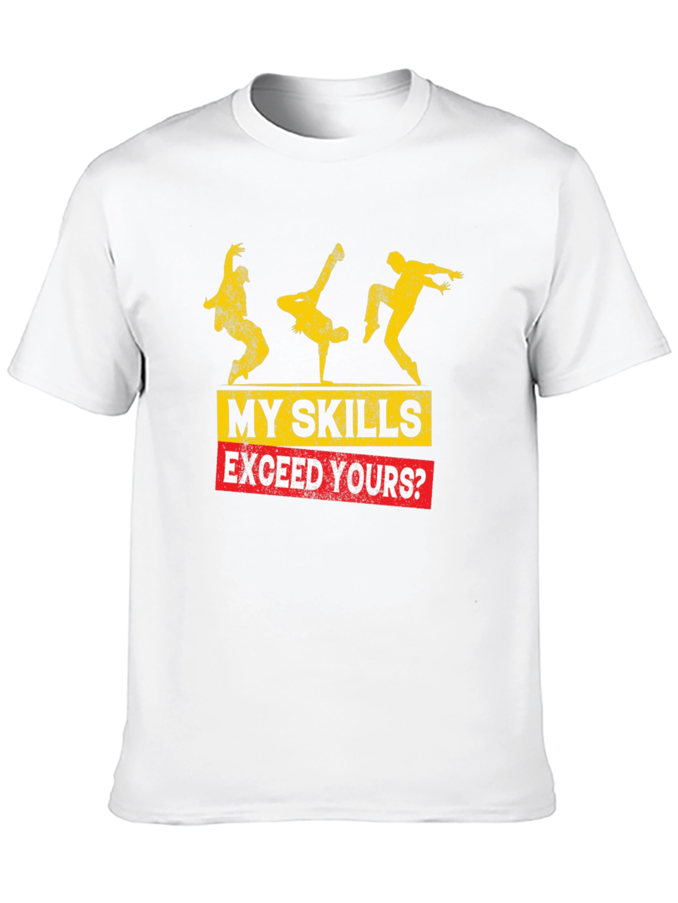 My Skills Exceed Yours? Graphic Tee - Black Cotton
