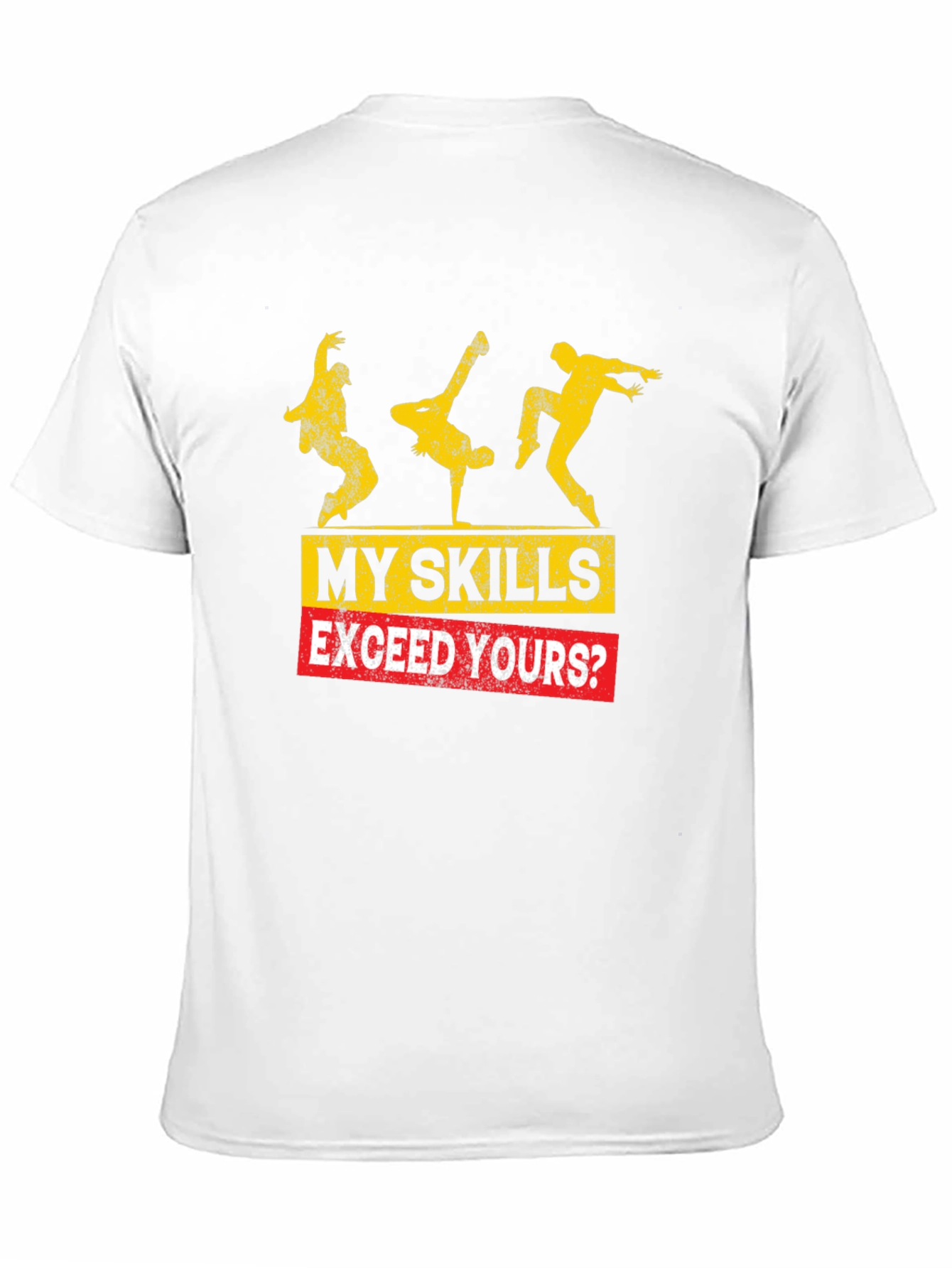My Skills Exceed Yours? Graphic Tee - Black Cotton