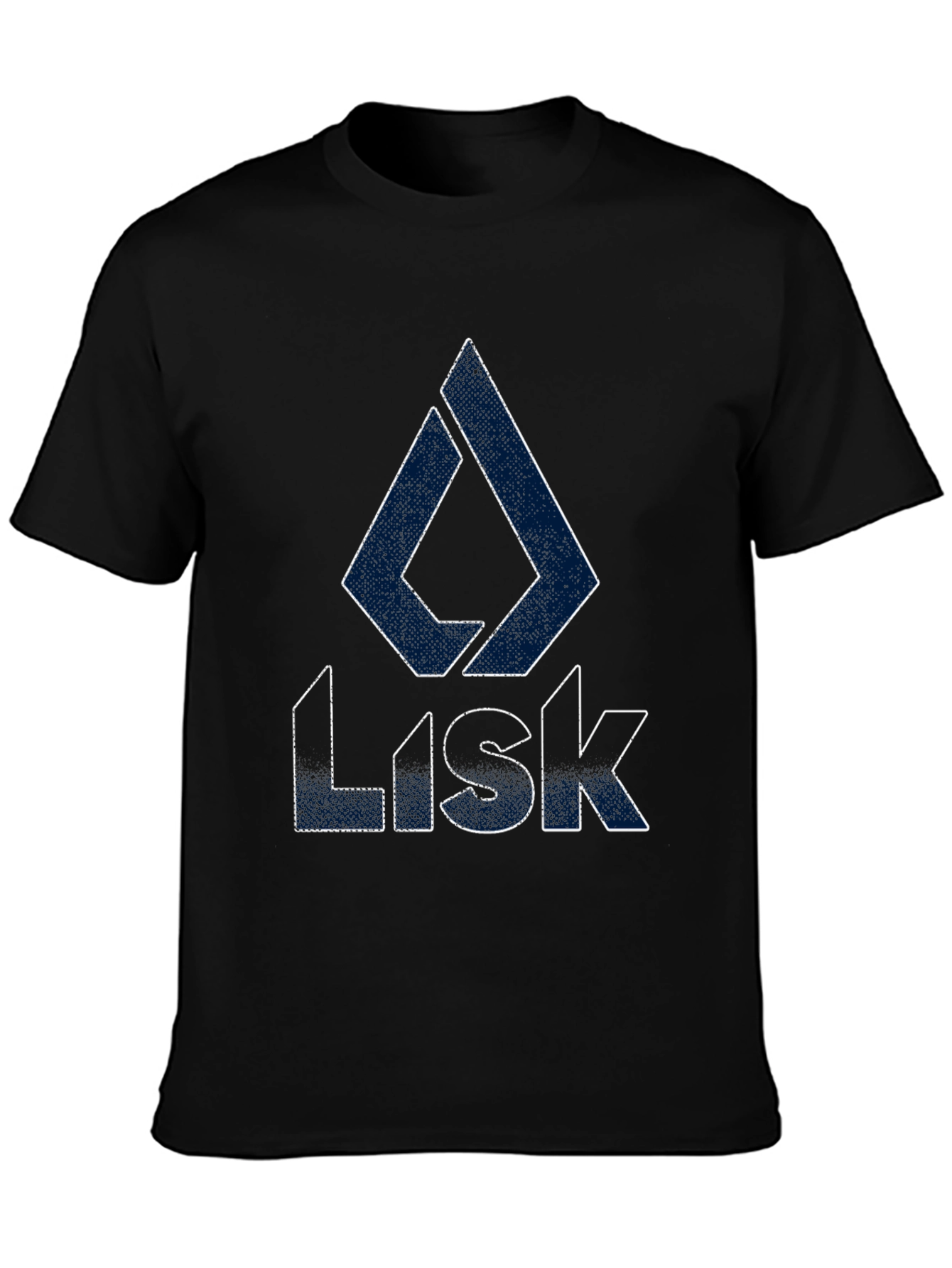 Lisk Crypto T-Shirt - Black Cotton Blend Tee