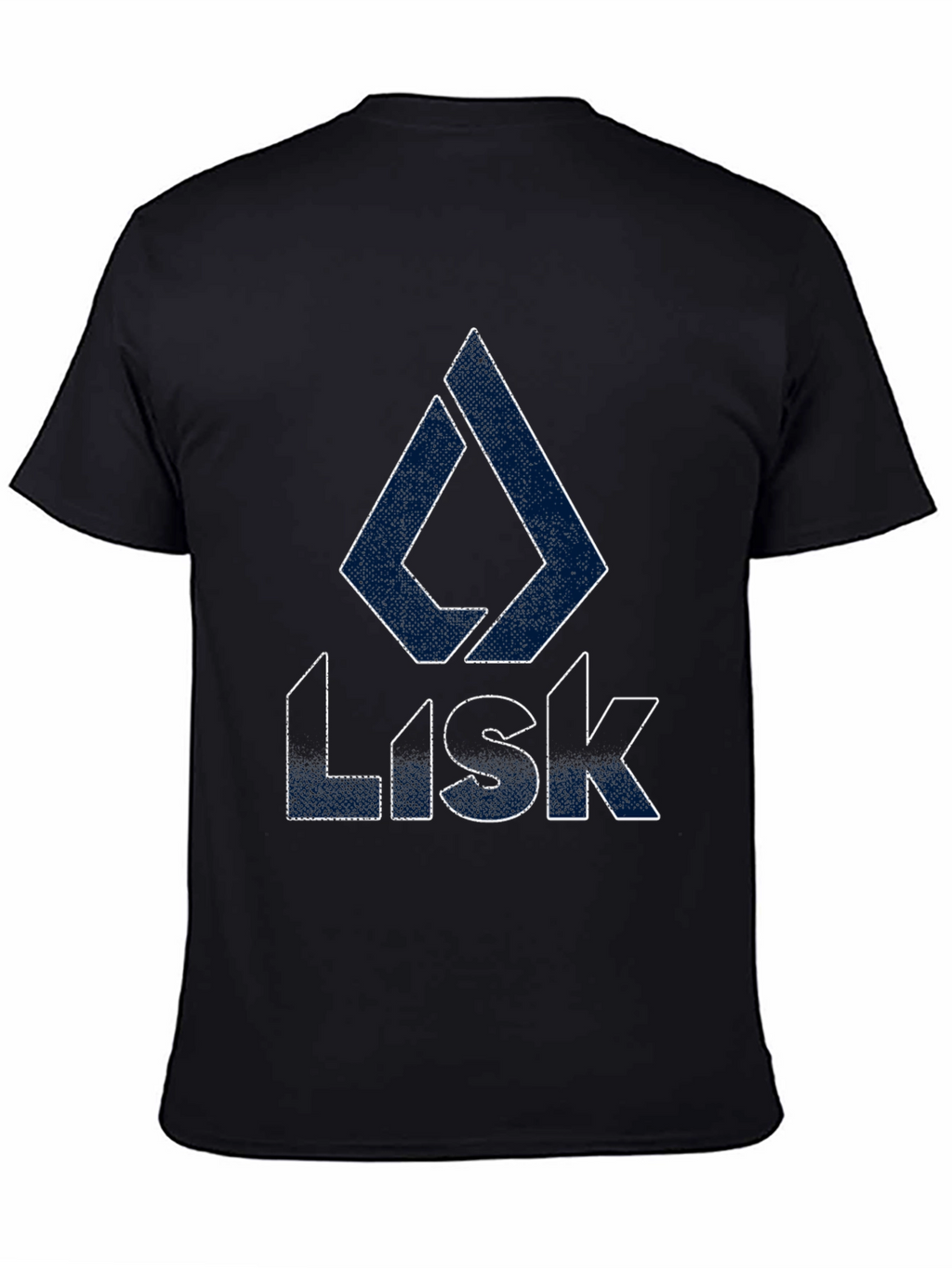 Lisk Crypto T-Shirt - Black Cotton Blend Tee