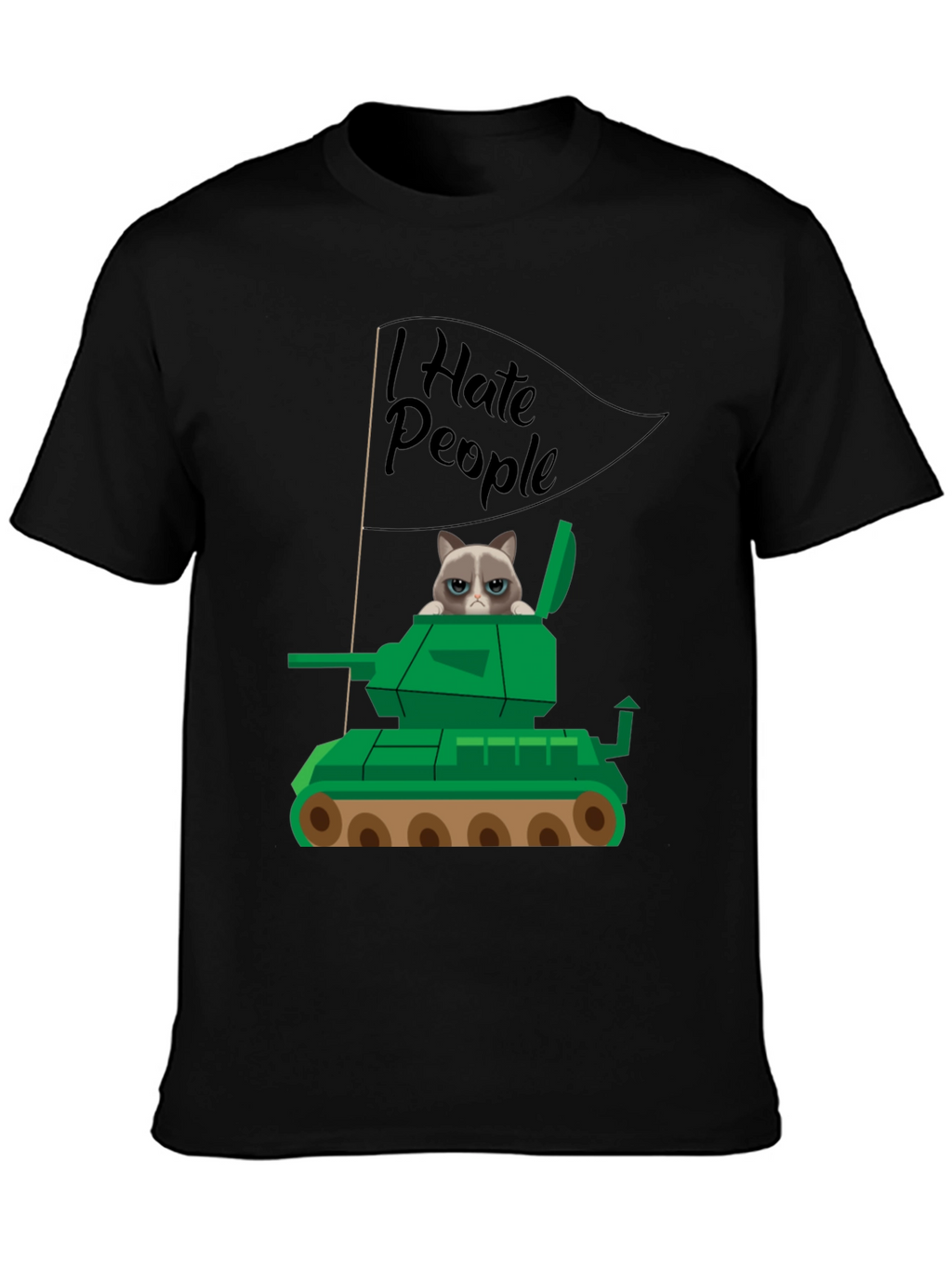 Grumpy Cat Tank T-Shirt - I Hate People