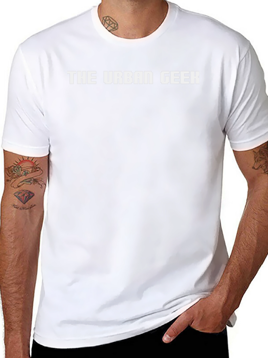 The Urban Geek T-Shirt - Pixelated Text Tee