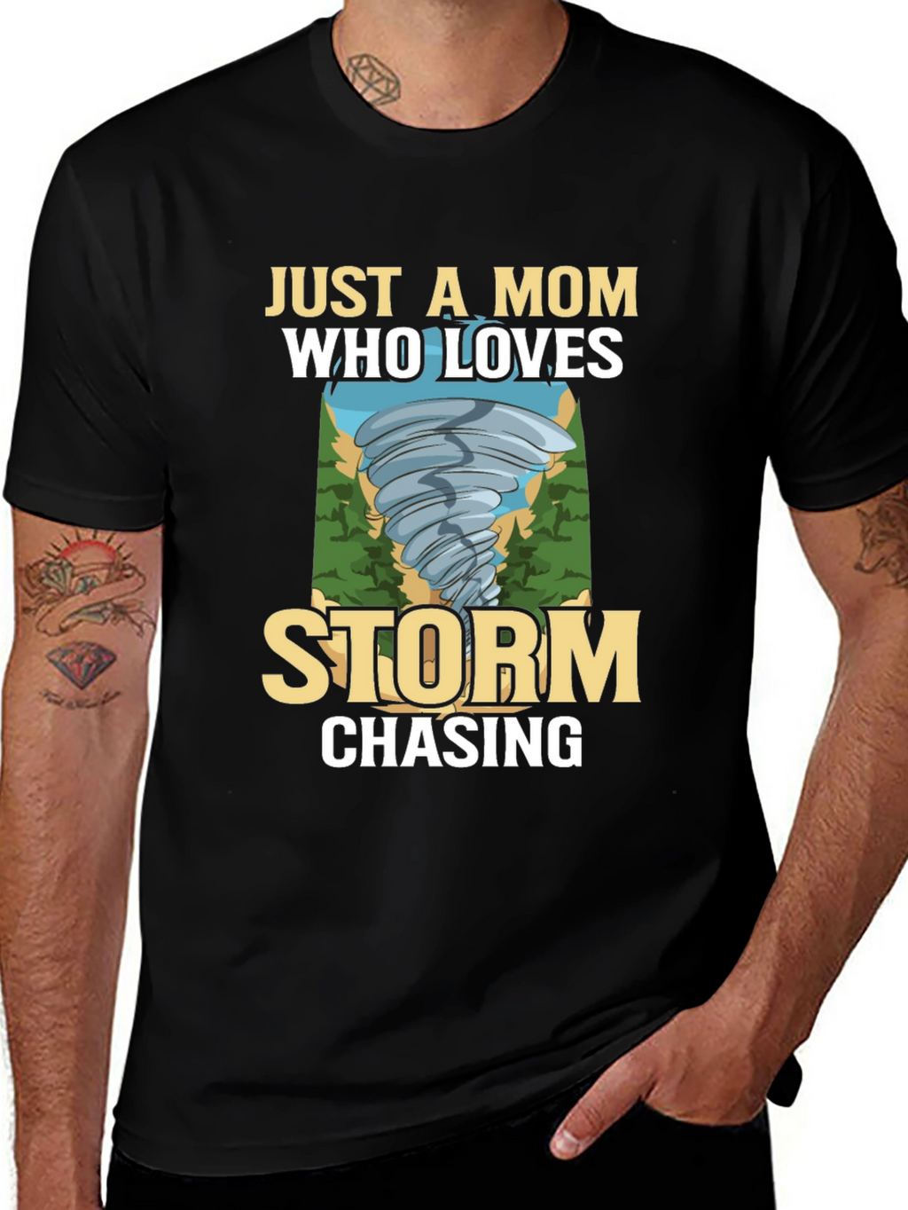 Storm Chaser Mom T-Shirt - Weather Lover Tee