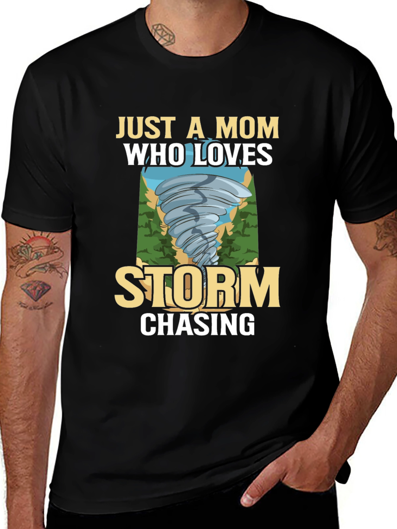 Storm Chaser Mom T-Shirt - Weather Lover Tee