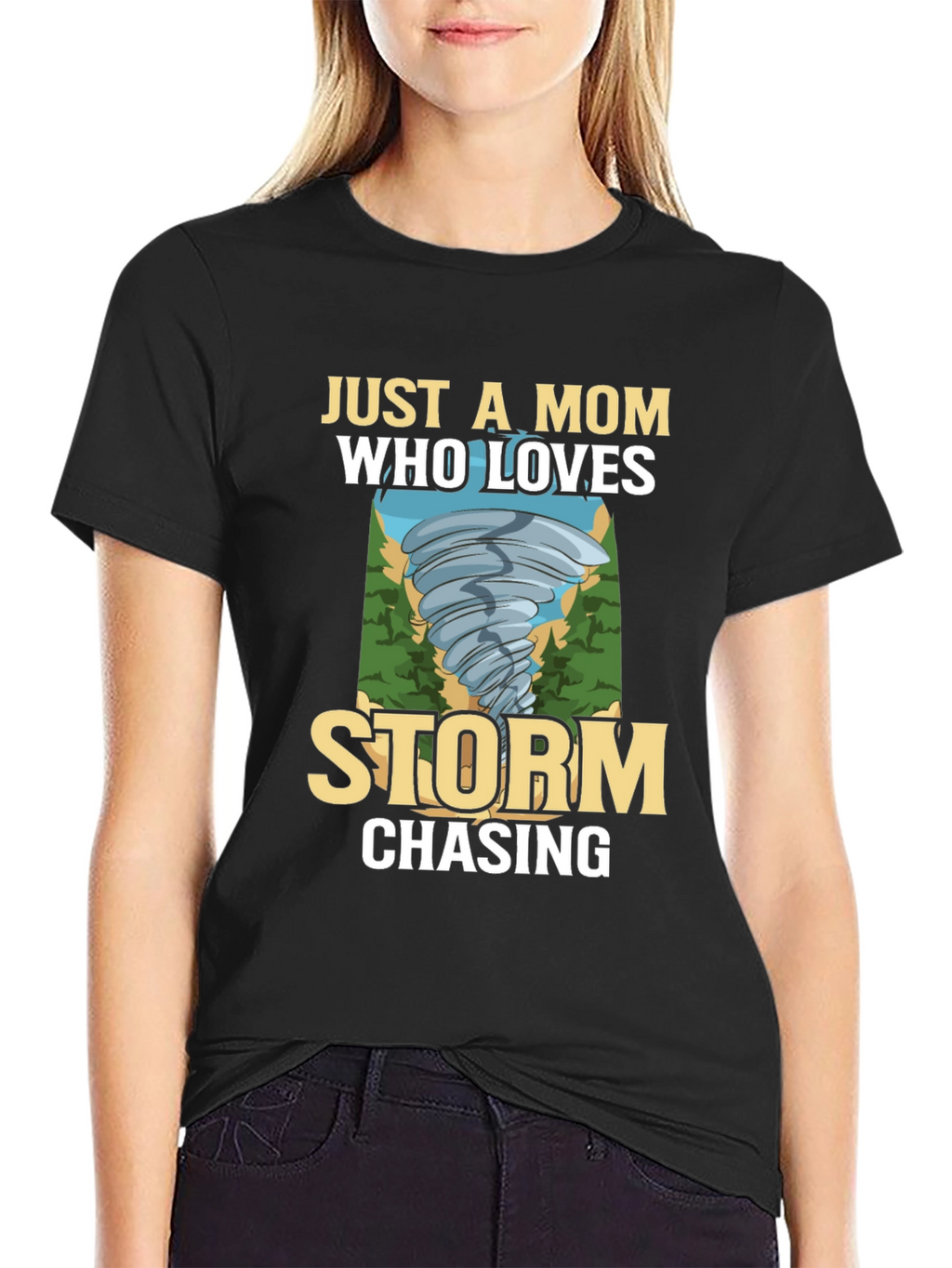 Storm Chaser Mom T-Shirt - Weather Lover Tee