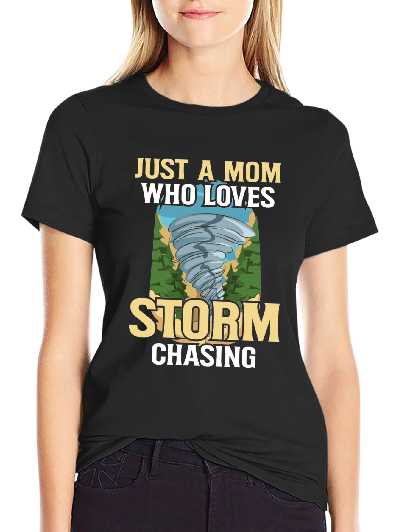 Storm Chaser Mom T-Shirt - Weather Lover Tee