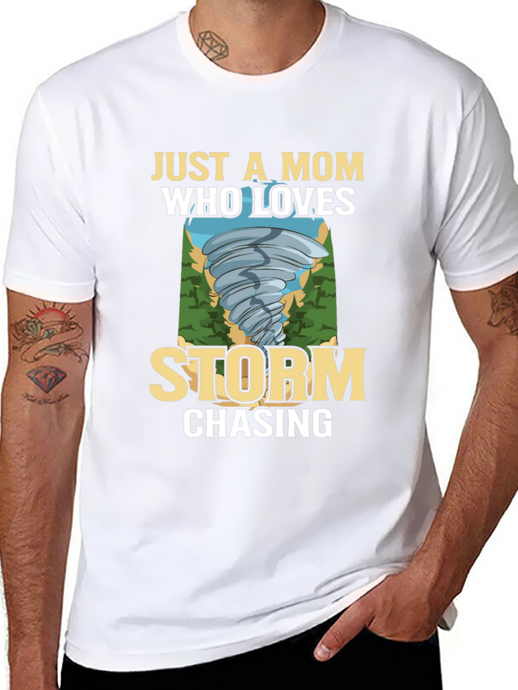 Storm Chaser Mom T-Shirt - Weather Lover Tee