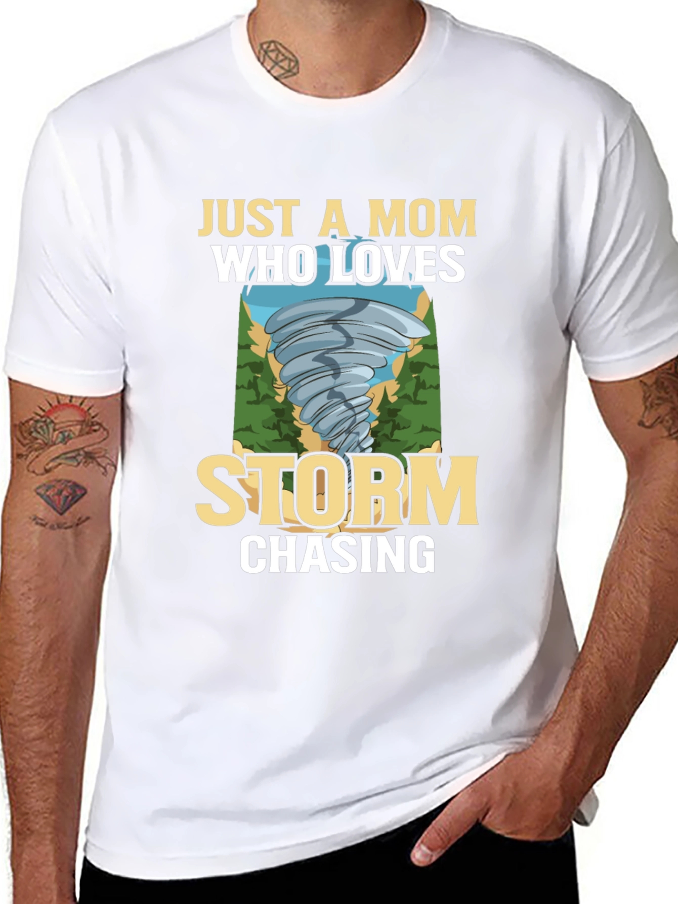 Storm Chaser Mom T-Shirt - Weather Lover Tee