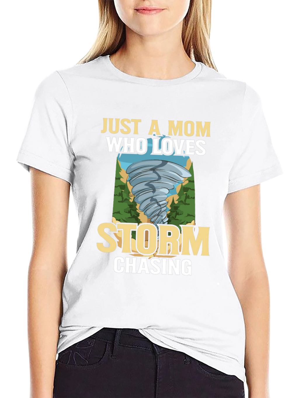 Storm Chaser Mom T-Shirt - Weather Lover Tee