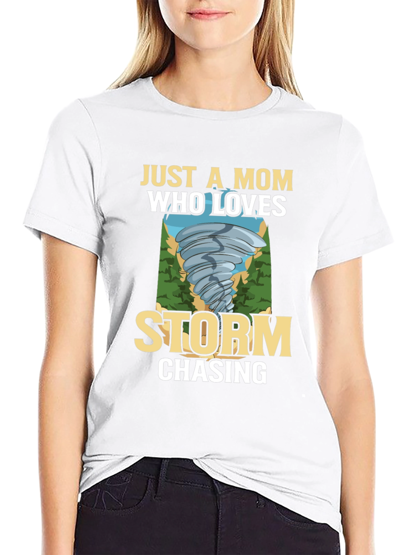Storm Chaser Mom T-Shirt - Weather Lover Tee