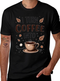 Coffee Conversion Tee - Mens Black T-Shirt
