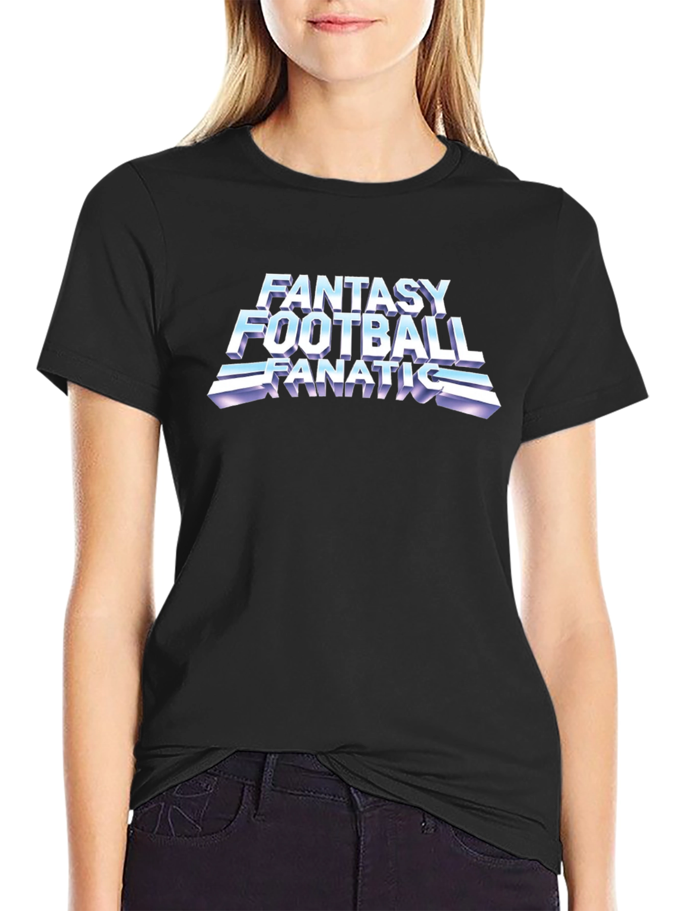 Fantasy Football Fanatic Black T-Shirt