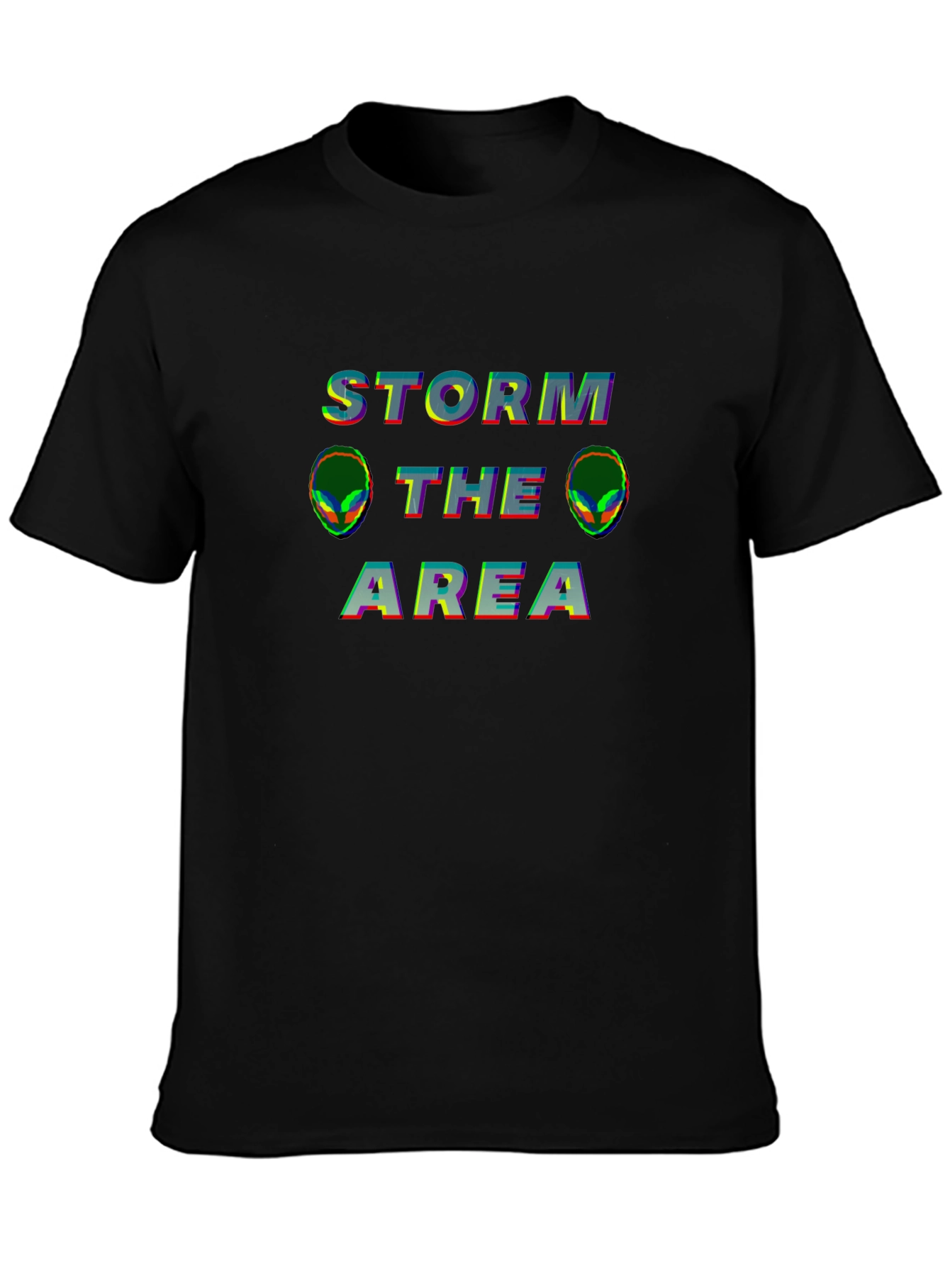 Storm The Area Alien Graphic Tee
