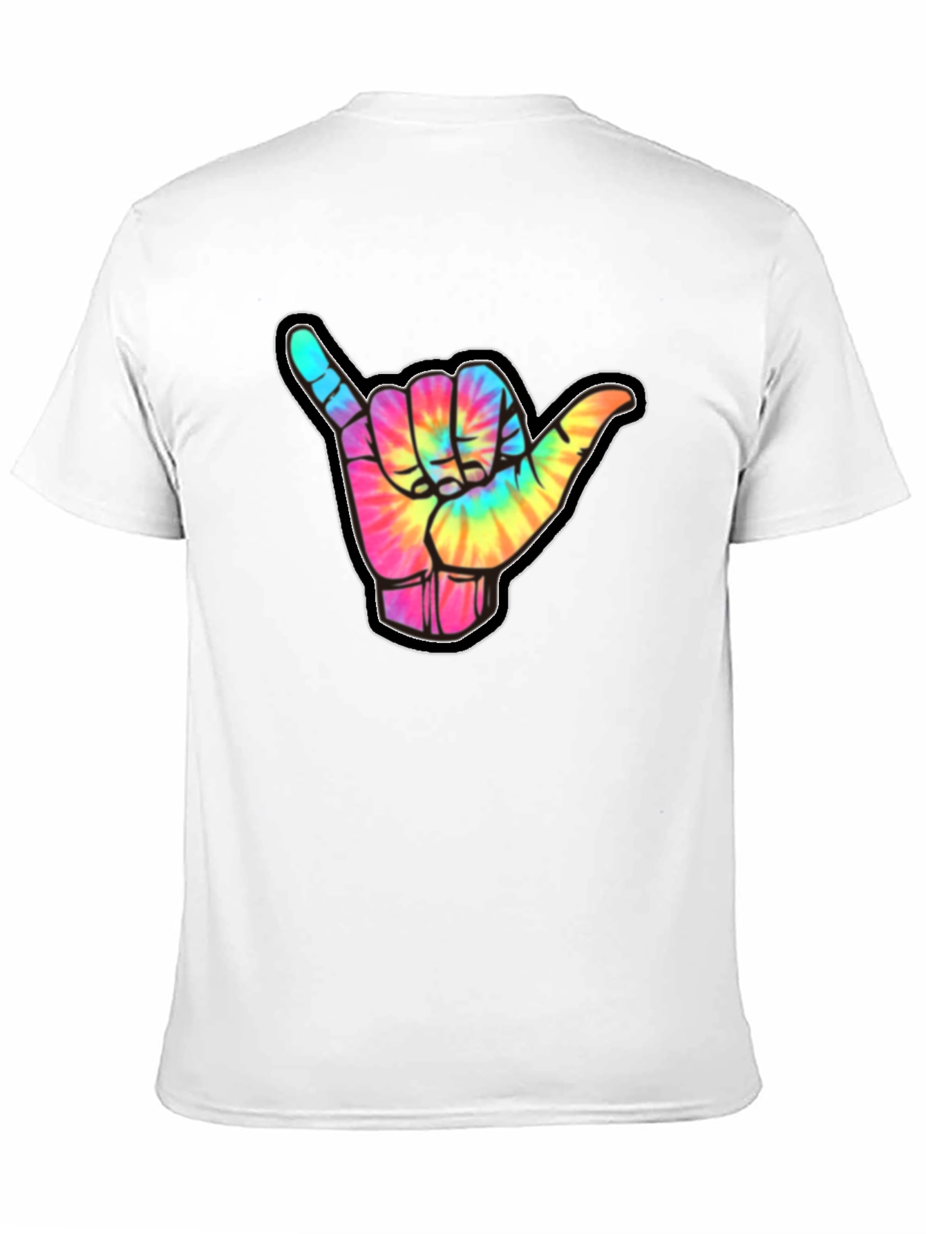Tie-Dye Shaka Sign Graphic Tee - Relaxed Fit